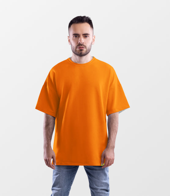 drop shoulder T-shirt 0001D