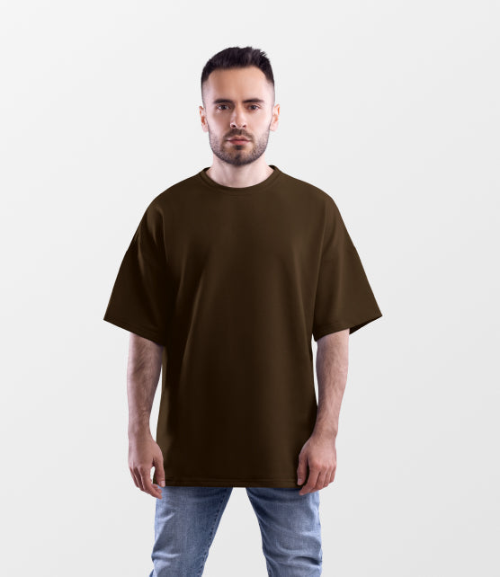 drop shoulder T-shirt 0002D