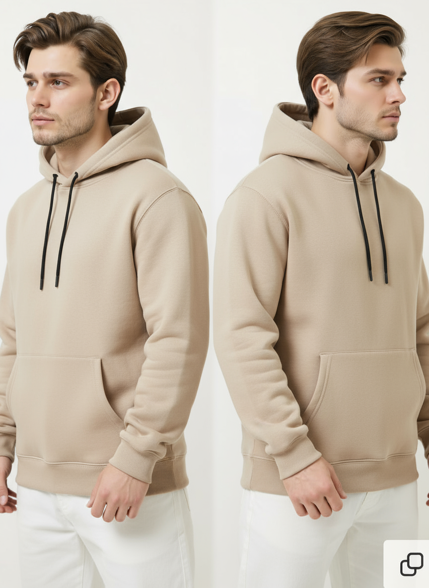 BEIGE HOODY